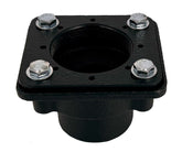 Shower Drain Body - Cast Iron Rough-In - Rectangular